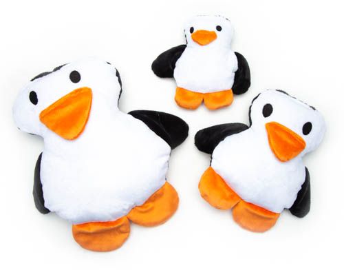 Mutts & Mittens Penguin Plush Dog Toy