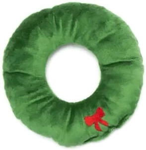Mutts & Mittens Wreath Plush Dog Toy