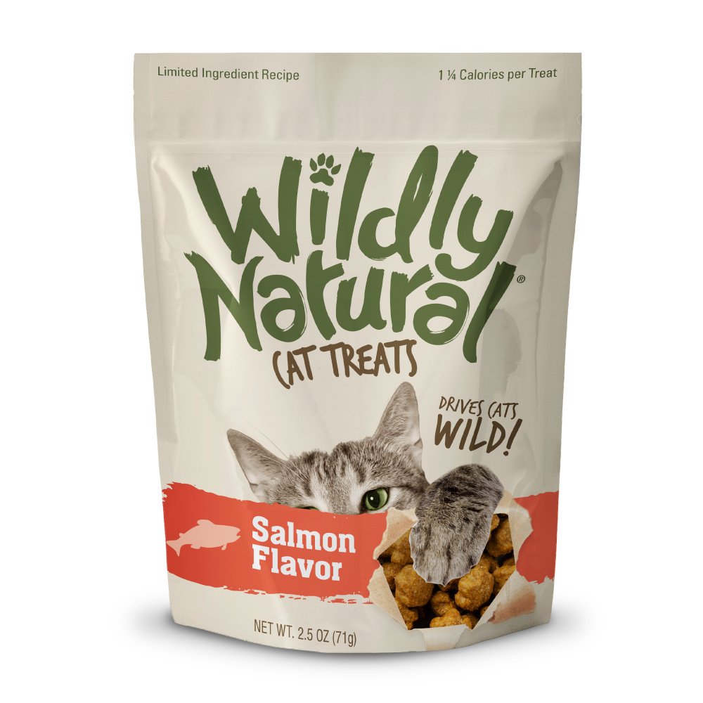 Fruitables Wildly Natural Salmon Cat Treats - 2.5oz Bag