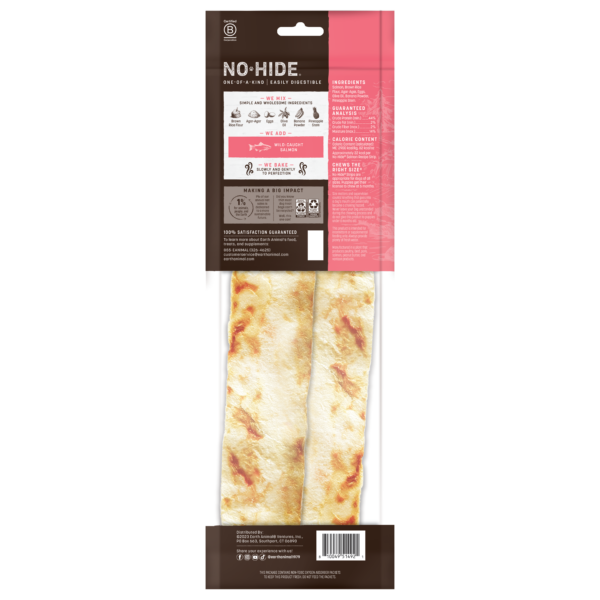Earth Animal No Hide Salmon Strips - 4 Pack Ingredients