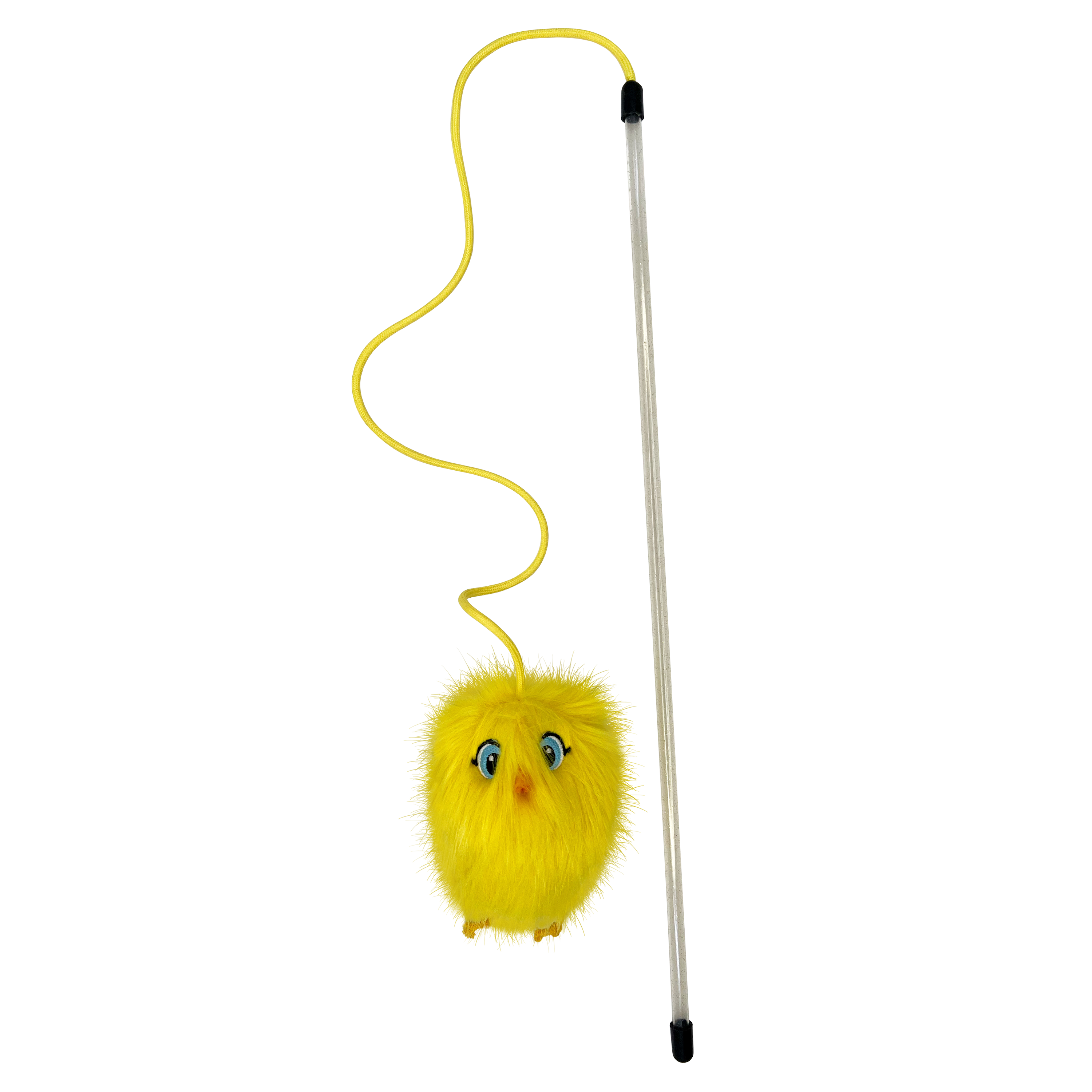 KONG Chirpz Chick Teaser Wand Catnip Toy dimensions