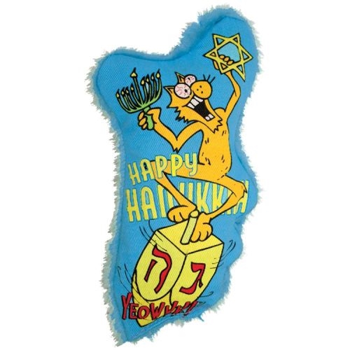Yeowww! Catnip Dreidel Krinkle Cat Toy