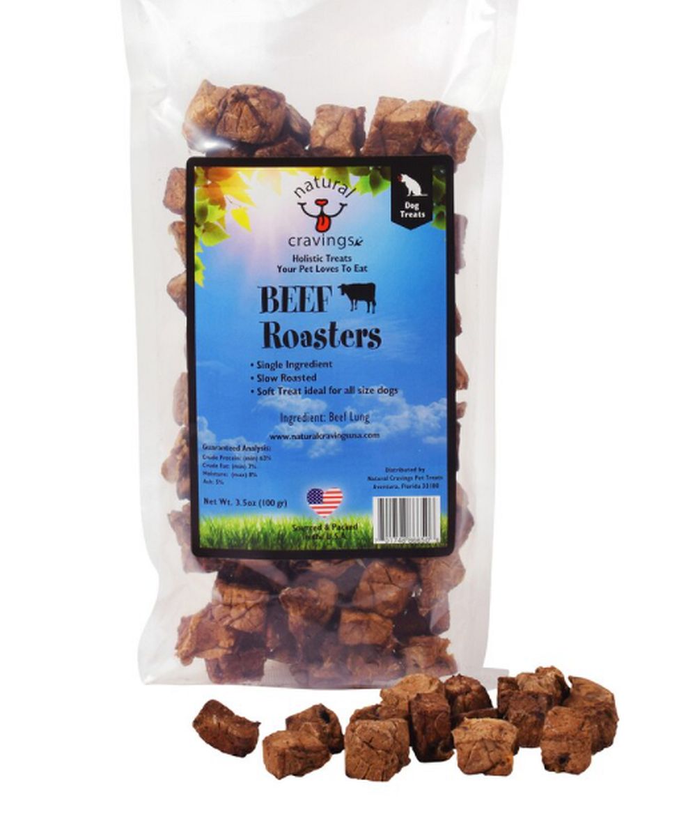 Natural Cravings Beef Lung Roasters Bites 3.5 oz.