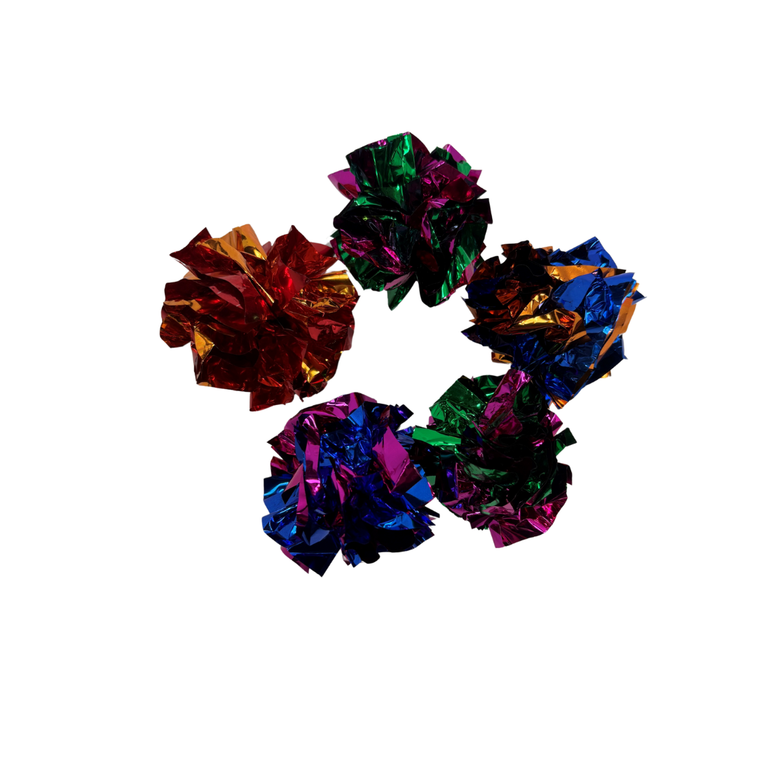 Mickey's Mylar Crinkle Ball Cat Toy