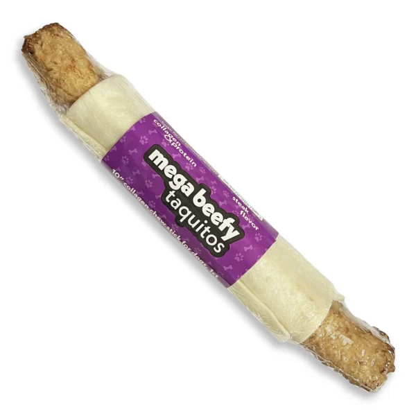 Frankly Pet Mega Beefy Taquito Steak Flavor - 10 inch Other Flavors