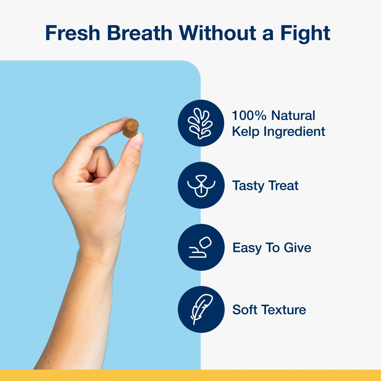 ProDen PlaqueOff Soft Chews - Small/Medium Dogs Fresh Breath Without a Fight