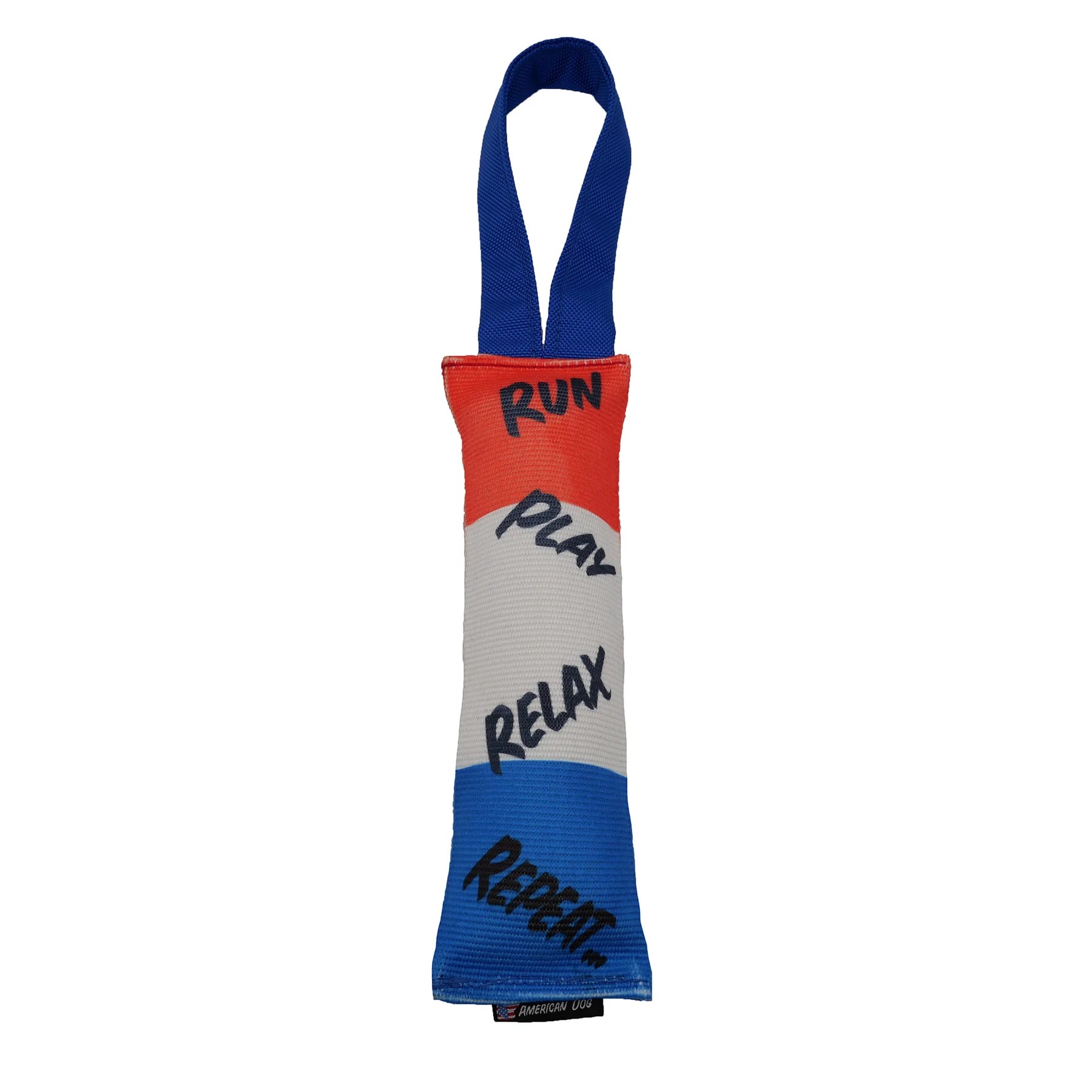 American Dog Fire Hose Tug USA Dog Toy - Run Play Relax Repeat