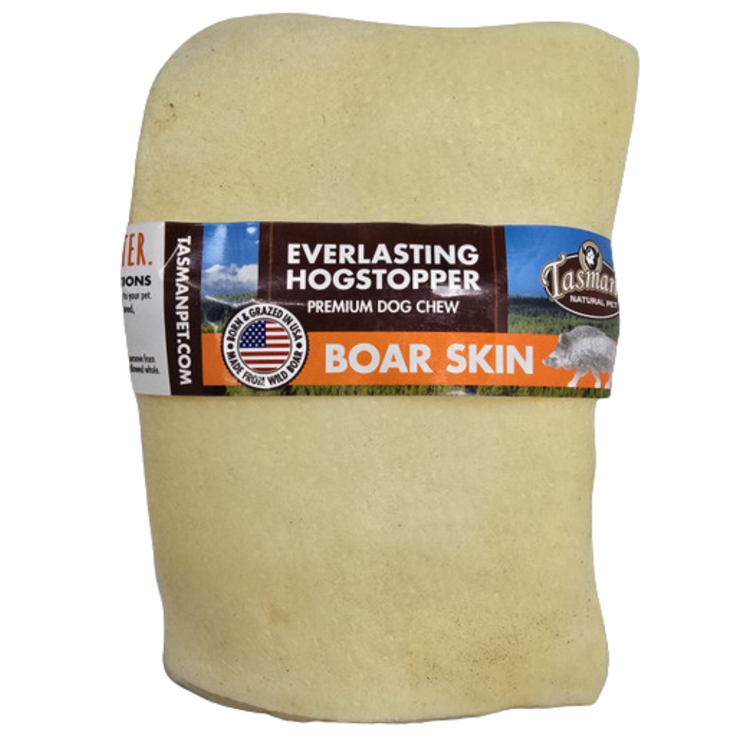 Tasman's Natural Pet Premium Boar Skin Everlasting Hogstopper back