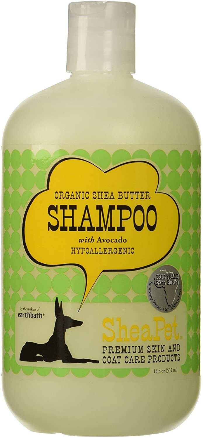 earthbath SheaPet Organic Shea Butter and Avocado Shampoo 18oz
