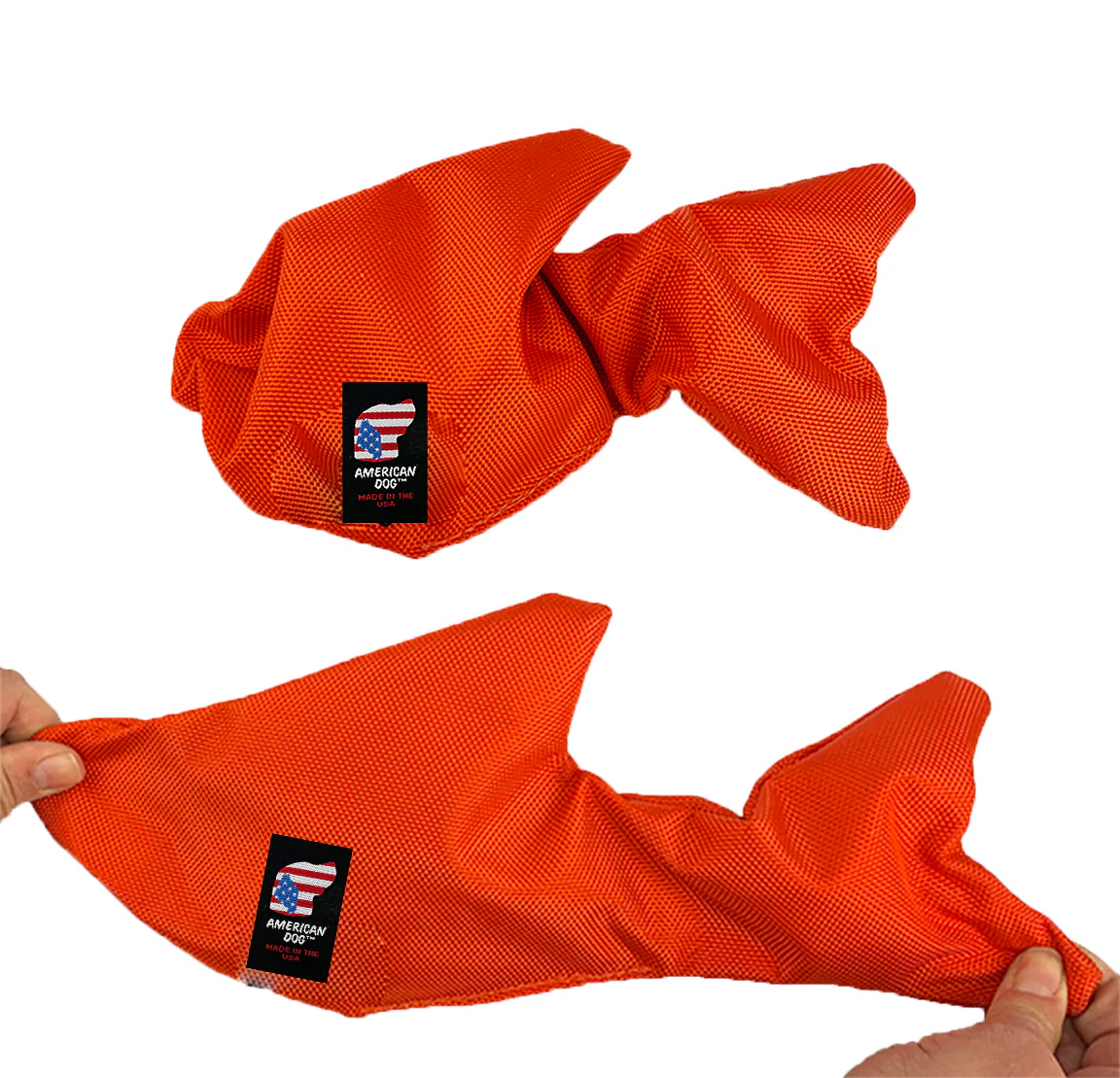 American Dog Bungee Fish Tug Dog Toy