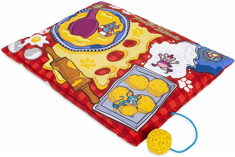 Fat Cat Big Mamas Makin' Biscuits Boogie Mat Refillable Catnip Cat Toy
