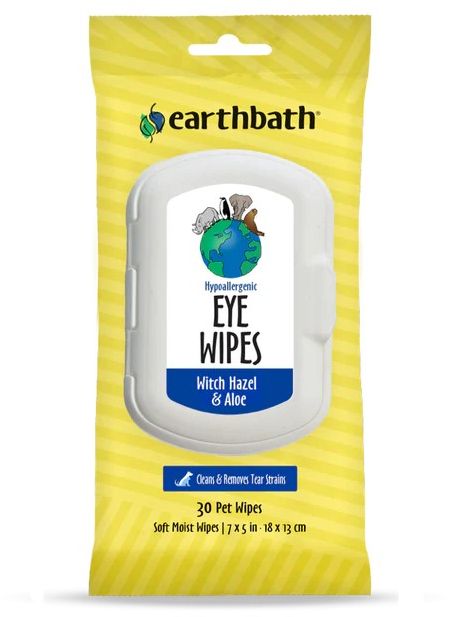 earthbath Eye Wipes For Dogs & Cats - 30 Count