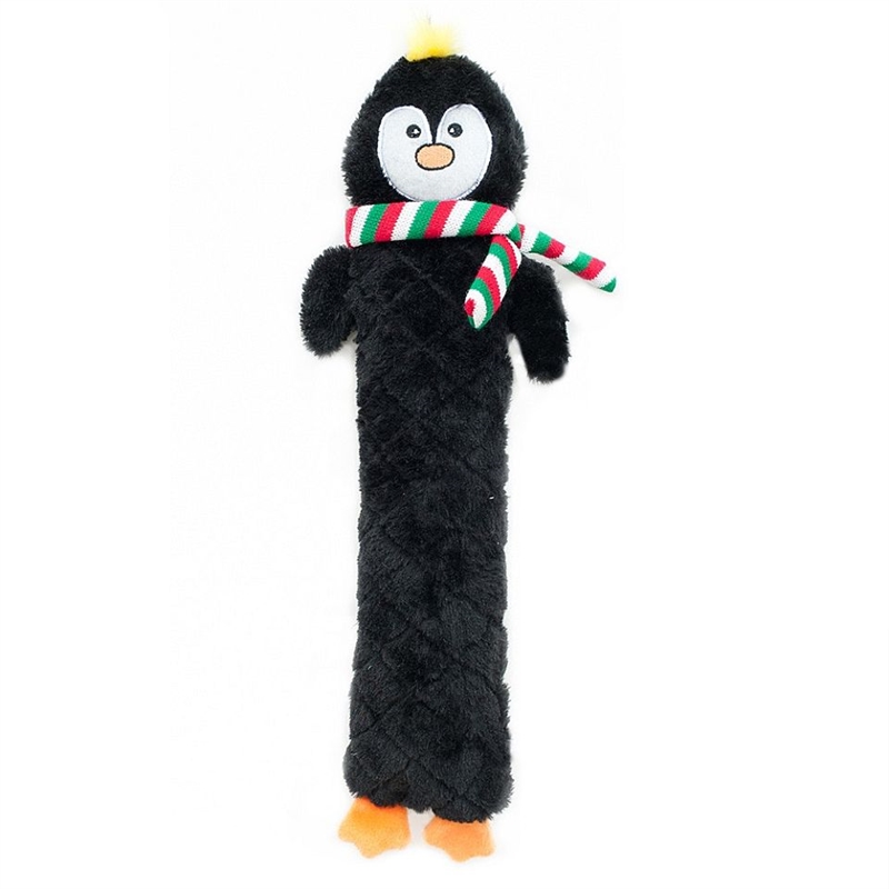 Zippy Paws Jigglerz Penguin- No Stuffing Dog Toy