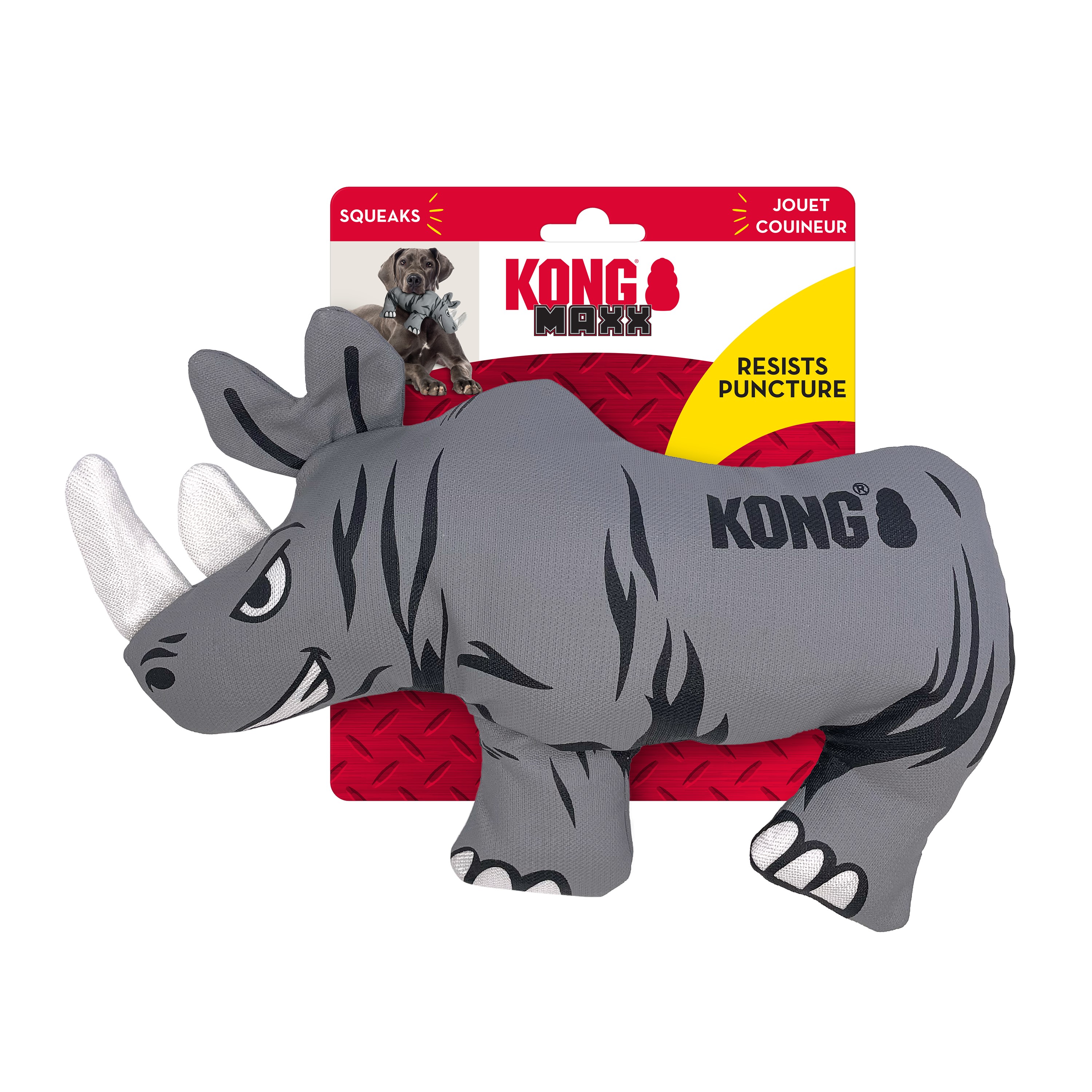 KONG Maxx Rhino Dog Toy