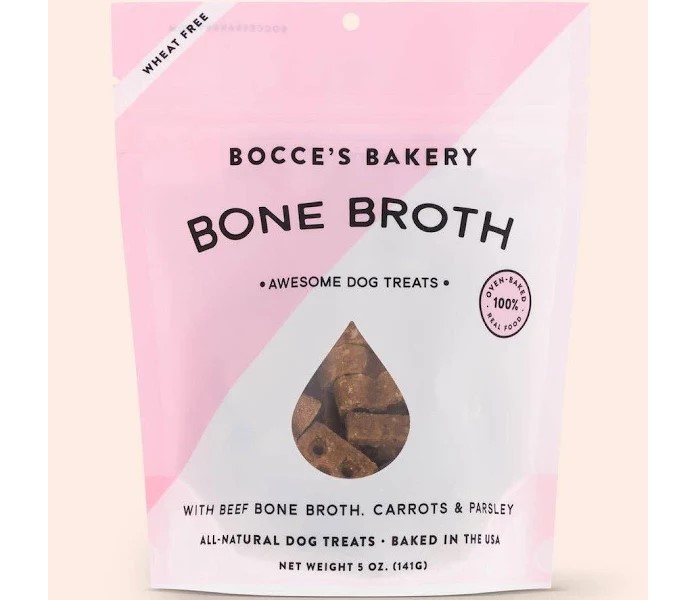 Bocce's Bakery Bone Broth Recipe Dog Treats - 5oz Bag
