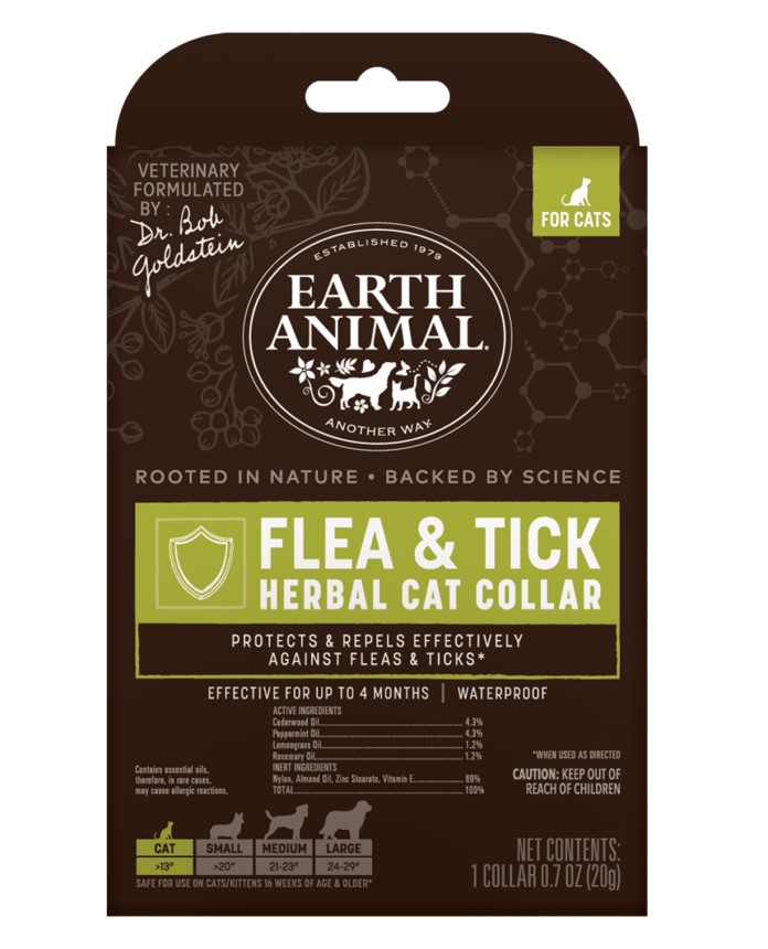 Earth Animal Flea and Tick Defense Cat Collar