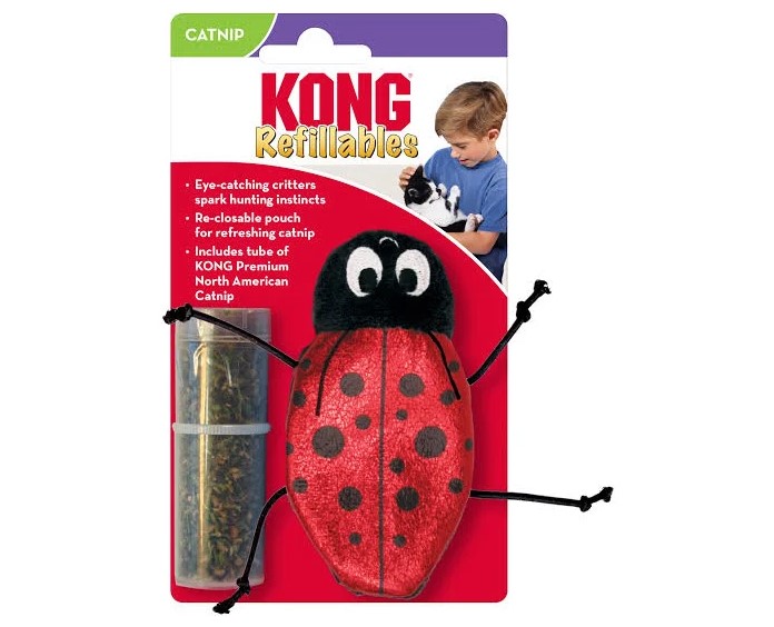 KONG Refillables Ladybug Catnip Toy