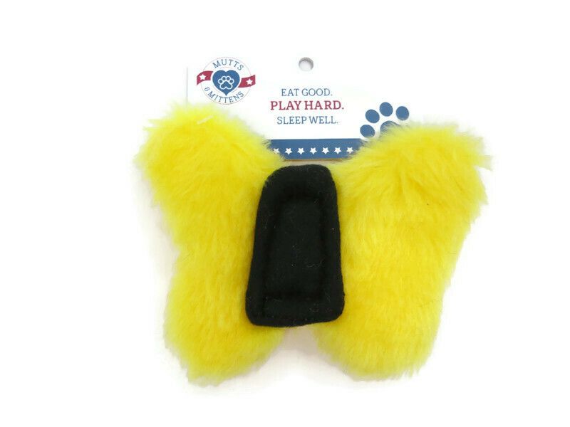 Mutts & Mittens Butterfly Plush Dog Toy