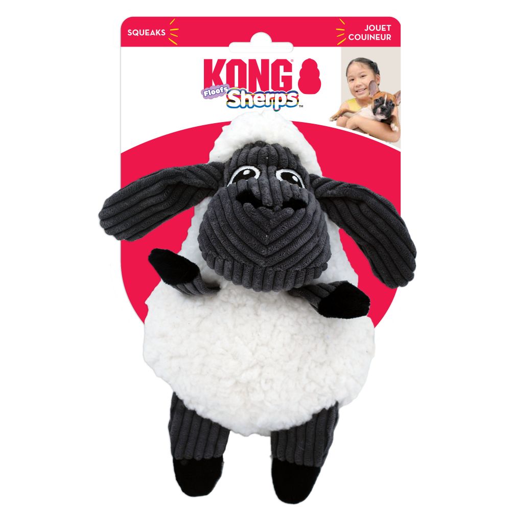 KONG Sherps Floofs Sheep Dog Toy