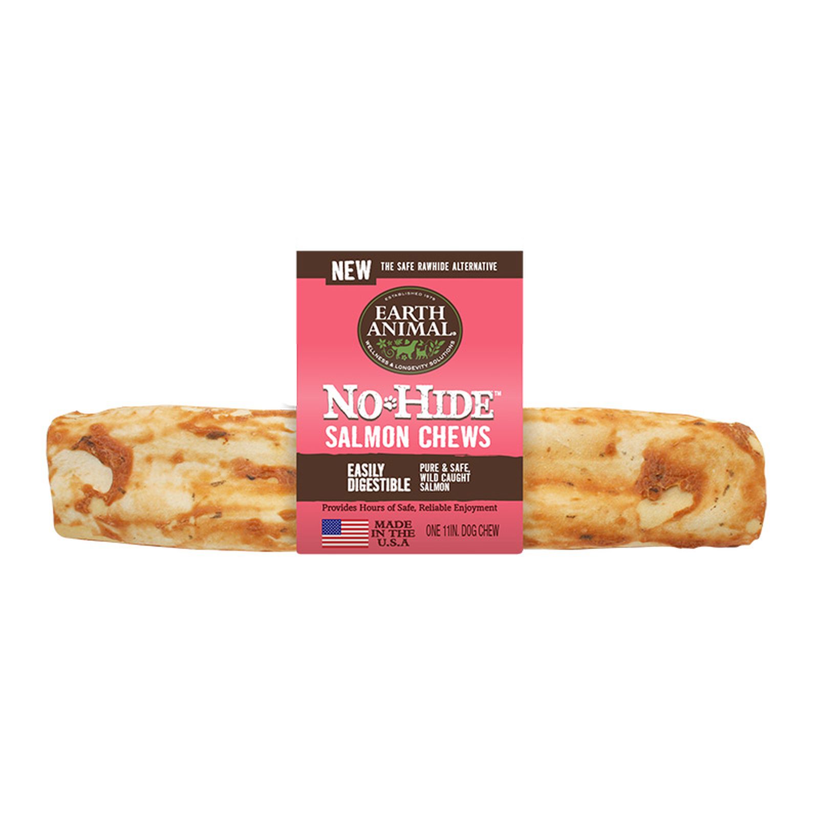 Earth Animal No Hide Salmon Dog Chew Medium