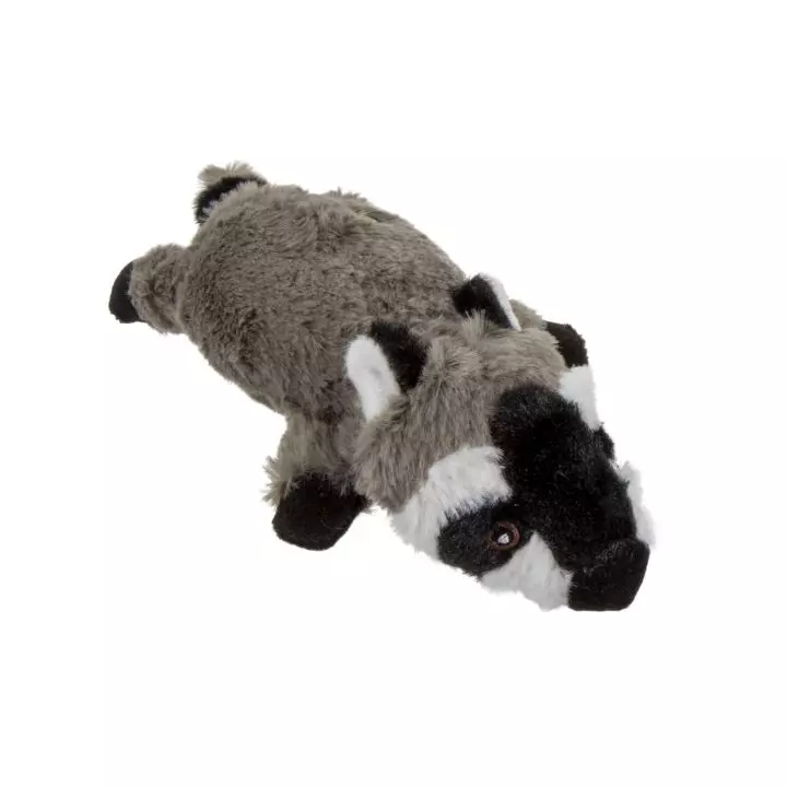 goDog Flatz™ Flattie Raccoon Dog Toy with Dog