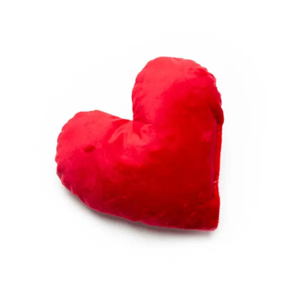 Mutts & Mittens Heart Plush Dog Toy -Medium