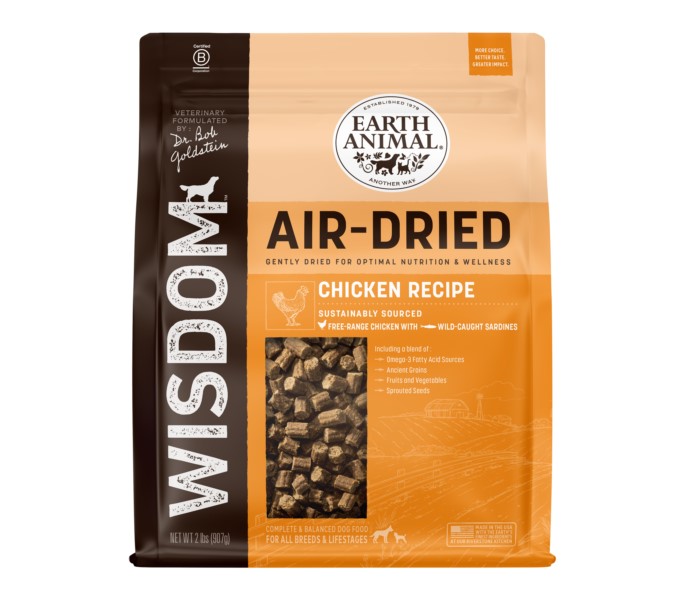 Earth Animal Wisdom Air-Dried Chicken Recipe Dog Food