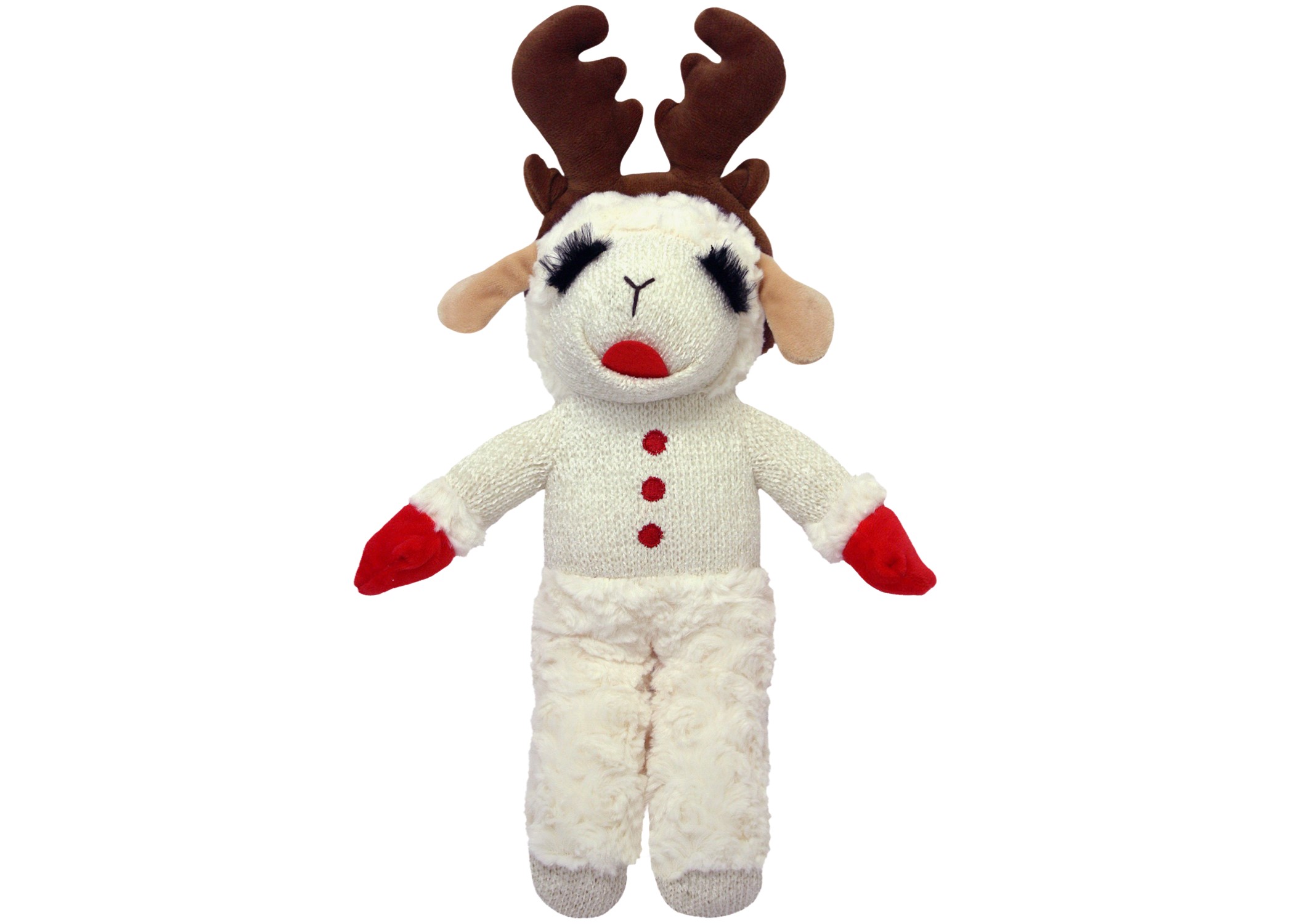 Multipet Lambchop with Antlers Standing 13 inch