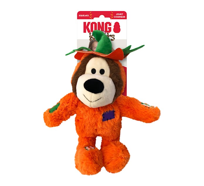KONG Halloween Wild Knots Pumpkin Bear Medium/Large