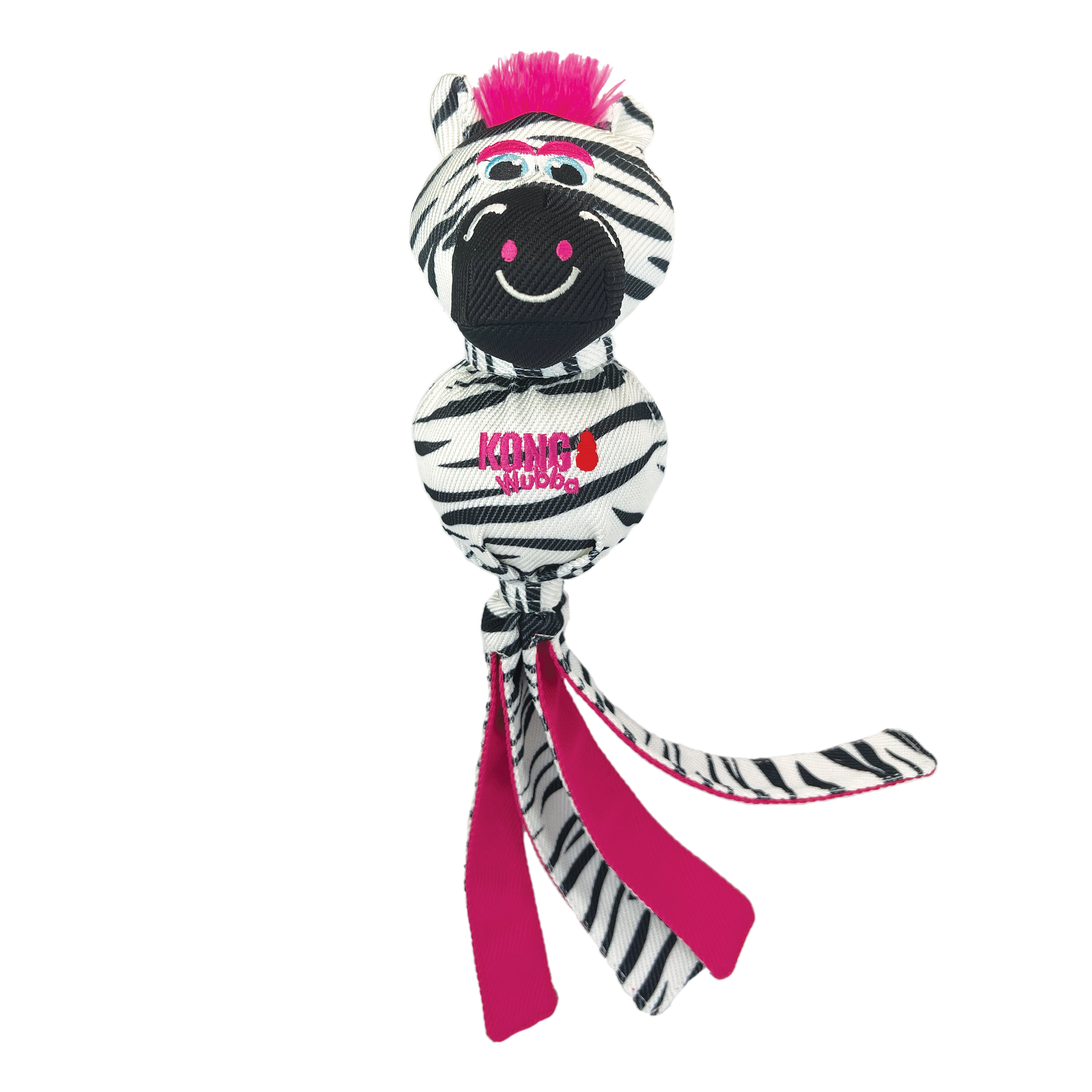 KONG Wubba Zoo Zebra Dog Toy Dimensions
