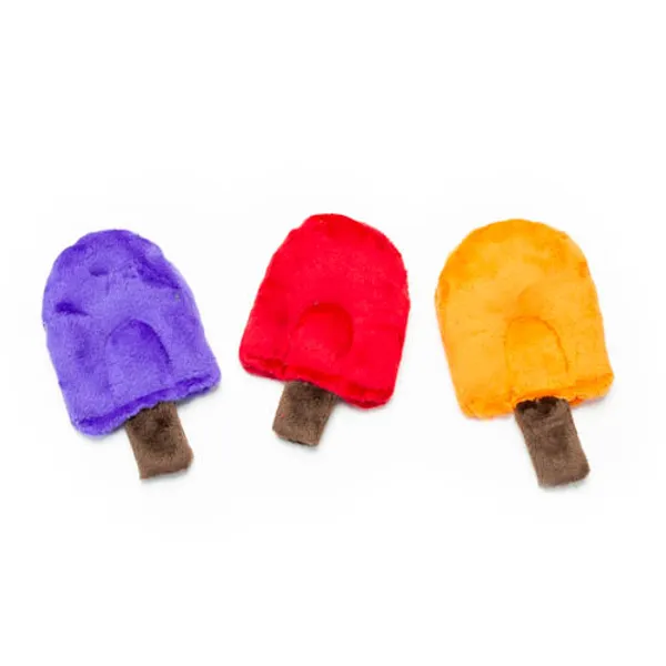 Mutts & Mittens Plush Popsicle Dog Toy