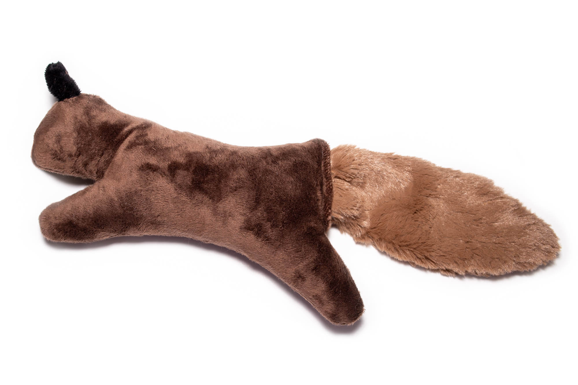 Mutts and Mittens Squirrel Plush Dog Toy