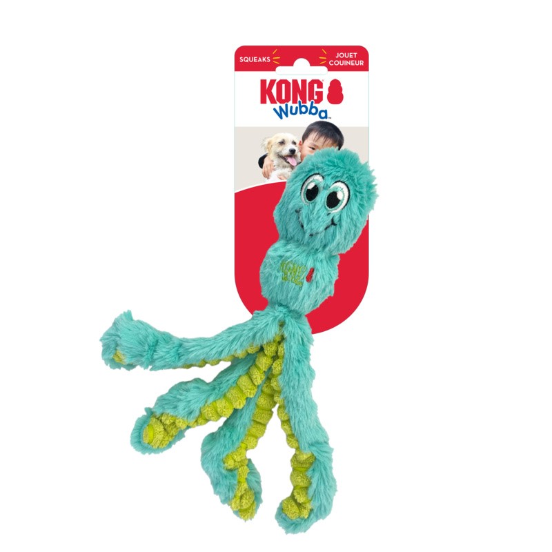 KONG Wubba Octopus Dog Toy - Small