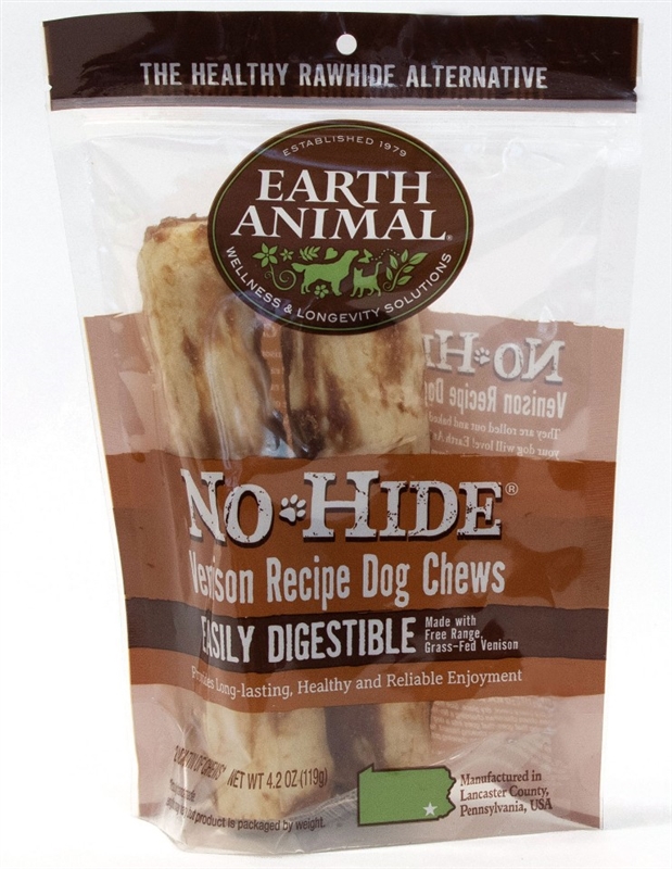 Earth Animal No Hide Venison Dog Chew Medium - 2 Pack