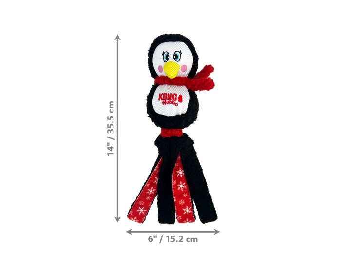 KONG Holiday Wubba Penguin - Large