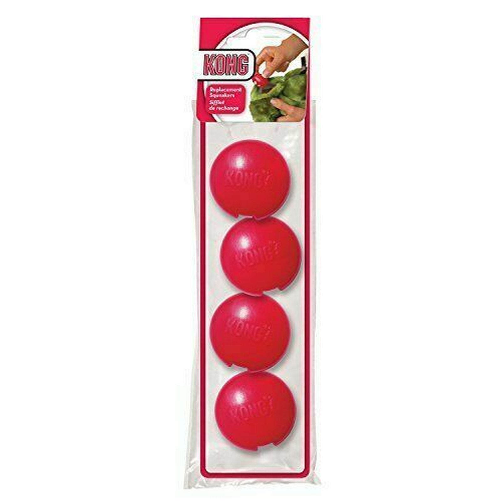 KONG Squeaker Refills - Large 4 Pack
