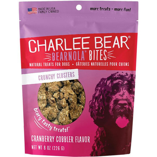 Charlee Bear Bearnola Bites Crunchy Clusters Cranberry Cobbler - 8oz Bag