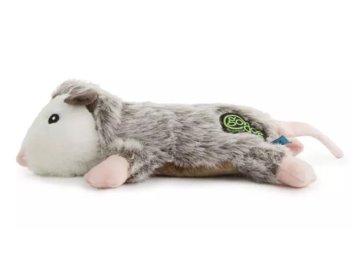 goDog Flatz™ Flattie Opossum Dog Toy