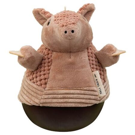 Tall Tails Roly Poly Armadillo Dog Toy action