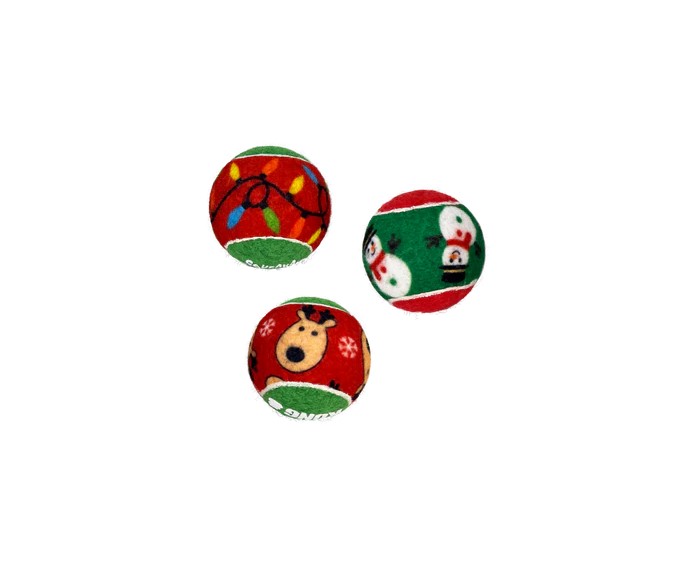 KONG Holiday SqueakAir Balls - 6 Pack
