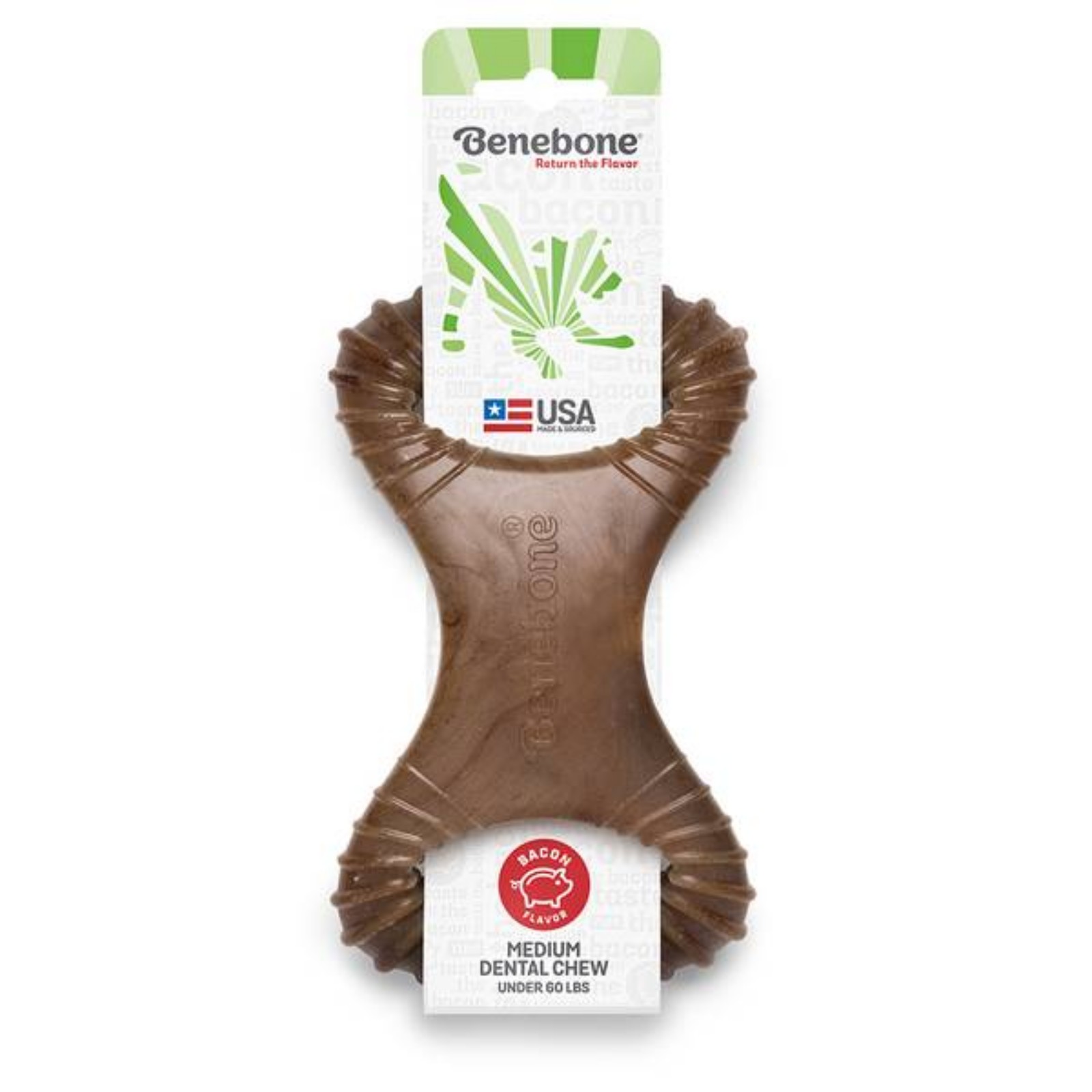 Benebone Bacon Chew Bone Medium