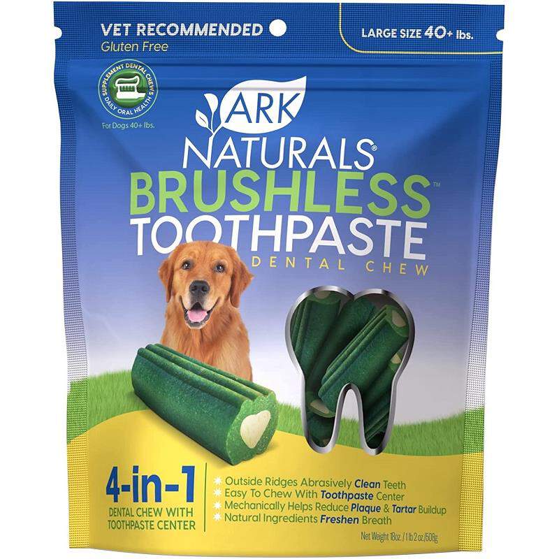 Ark Naturals Brushless Toothpaste Dental Chew - Large Bag