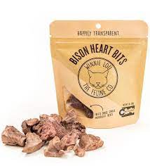 Winnie Lou Bison Heart Bits Cat Treats - 1oz Bag