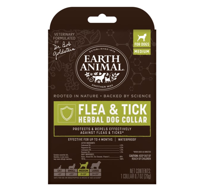 Earth Animal Herbal Flea and Tick Dog Collar Medium
