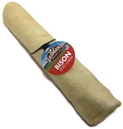 Tasman's Natural Pet Premium Bison Rawhide Large Chew Roll
