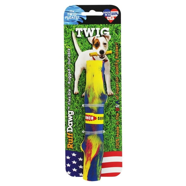Ruff Dawg The Twig Crunch Dog Toy Closeup