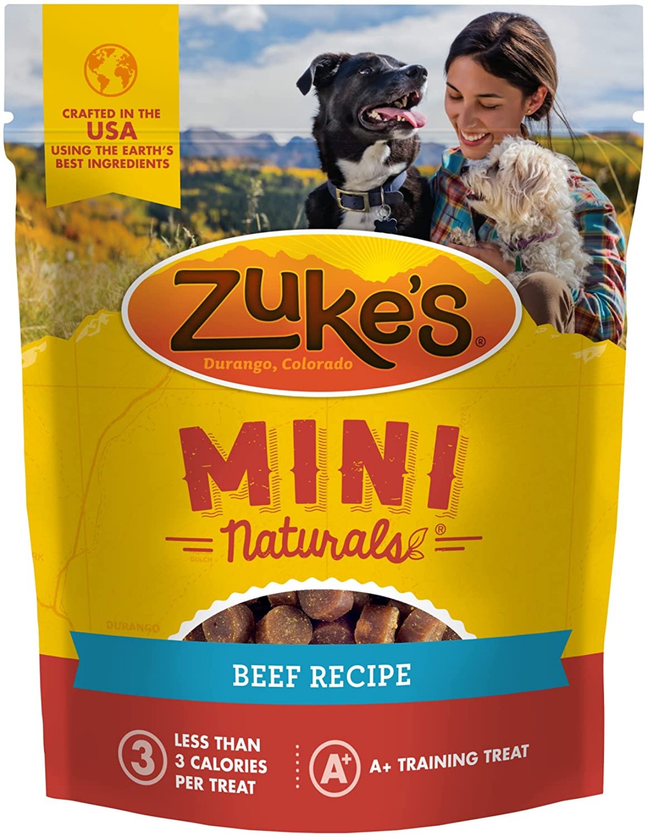 Zuke's Mini Naturals Beef Recipe  Dog Treats - 6oz Bag