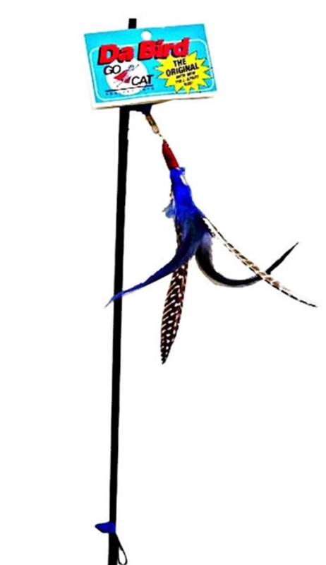 Go Cat Da Bird Pull Apart Feather Wand Cat Toy