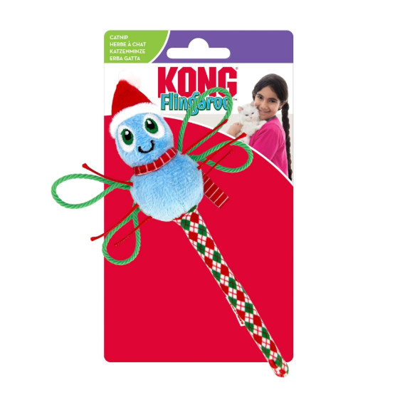 KONG Flingaroo Dragonfly Cat Toy Interactive