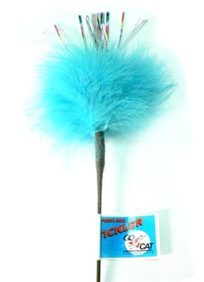 Go Cat Sparkling Tickler Cat Wand Flat